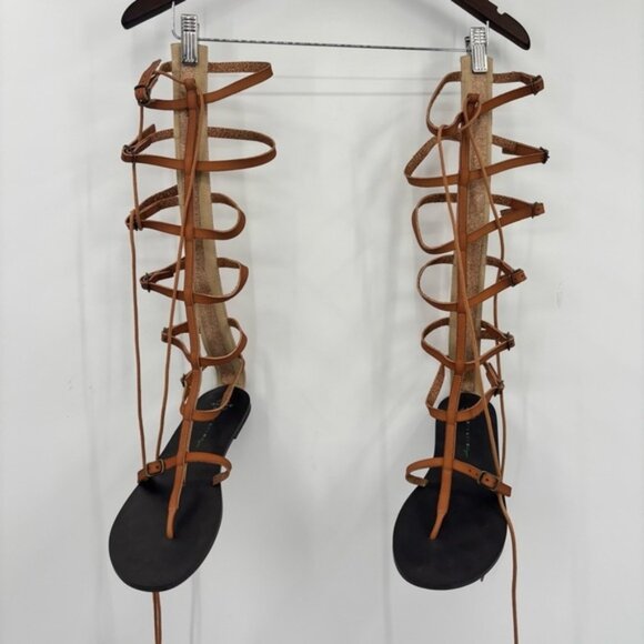 Free People vegan leather gladiator sandals Size 11 - Picture 3 of 9